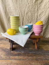 Load image into Gallery viewer, Mid Century French little “café au lait&quot; bowls by Boch Frères