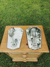 Load image into Gallery viewer, Pair of midcentury French mirrored wall sconce