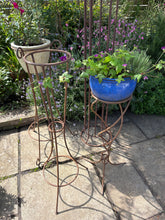 Load image into Gallery viewer, Wrought iron plant stand
