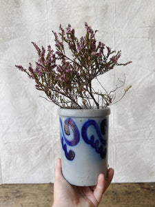 Vintage Grey Sandstone salt glazed Alsacien “Betschdorf”pottery vase