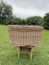 Load image into Gallery viewer, Vintage large storage basket or toy chest