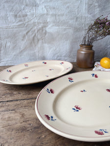 Pair of vintage Badonviller serving platters