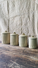 Load image into Gallery viewer, 1950s French ceramic kitchen canisters