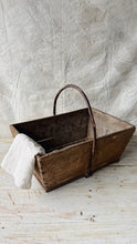 Load image into Gallery viewer, Antique French trug grape picking or vegetable basket
