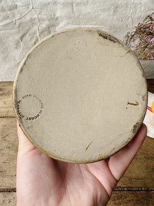 French stoneware Breton butter dish or water butter keeper