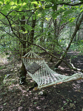 Load image into Gallery viewer, Vintage 70s macramé hammock