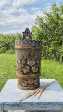 Load image into Gallery viewer, Folk art Scandinavian umbrella stand