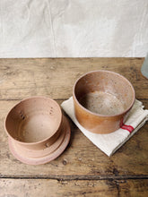 Load image into Gallery viewer, Vintage French stoneware Breton butter dish or water butter keeper