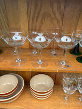 Load image into Gallery viewer, Vintage French 1930s cristal glasses by DOYEN Belgium