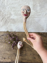 Load image into Gallery viewer, Vintage papier mâché puppet heads