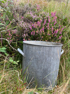 Vintage French Galvanised Tubs