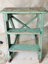 Load image into Gallery viewer, Vintage cross back step ladder
