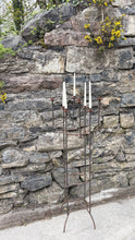Load image into Gallery viewer, Floor standing wrought iron candelabra