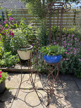 Load image into Gallery viewer, Vintage wrought iron Greek style garden column