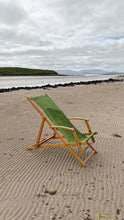 Load image into Gallery viewer, Vintage French deck chair - khaki