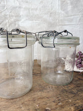Load image into Gallery viewer, Vintage French jars with clip tops