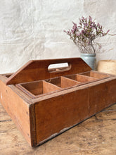 Load image into Gallery viewer, Vintage ply compartment tool box