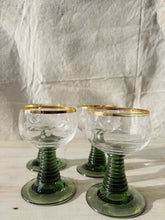 Load image into Gallery viewer, Vintage Rhine Roemer etched glasses