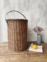 Load image into Gallery viewer, Vintage storage or laundry basket