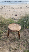 Load image into Gallery viewer, French bobbin leg milking stool