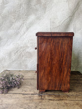 Load image into Gallery viewer, Handmade rosewood carved table top chest of drawers