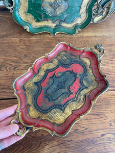 Vintage Italian Florentine tray