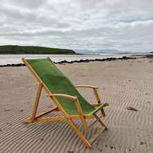 Load image into Gallery viewer, Vintage French deck chair - khaki