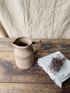 Handmade sandstone unglazed jug