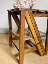 Load image into Gallery viewer, Antique Library chair step ladder