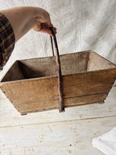 Load image into Gallery viewer, Antique French trug grape picking or vegetable basket