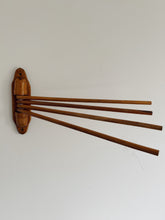 Load image into Gallery viewer, Vintage wall mounted swivel towel rack - 4 dowels