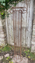 Load image into Gallery viewer, Vintage wrought iron Greek style garden column