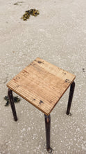 Load image into Gallery viewer, Vintage industrial stool