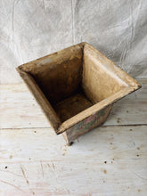 Load image into Gallery viewer, Vintage Indian metal Handpainted jardinière planters