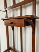 Load image into Gallery viewer, Vintage French bentwood hall coat stand with mirror and umbrella stand