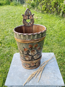 Folk art Scandinavian umbrella stand