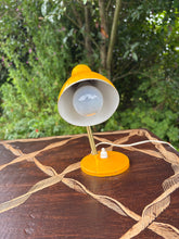 Load image into Gallery viewer, Mid century yellow metal desk lamp