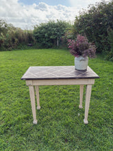 Load image into Gallery viewer, Antique decorative top desk table with drawer