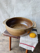 Load image into Gallery viewer, Vintage French large sandstone bowl or dish with handles