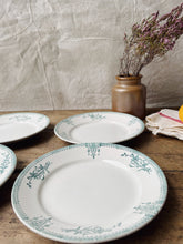 Load image into Gallery viewer, Vintage 19th Century St Amand Terre de Fer plates - set of 4