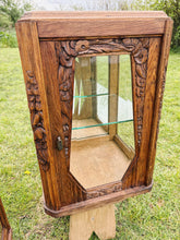 Load image into Gallery viewer, Pair of Art nouveau glass display cabinets