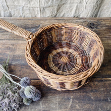Load image into Gallery viewer, Vintage French church collection basket
