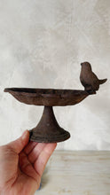 Load image into Gallery viewer, Vintage cast iron bird bath