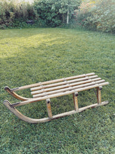 Load image into Gallery viewer, Antique French wooden sled