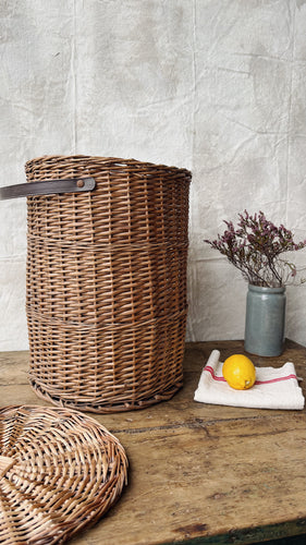 Vintage storage or laundry basket