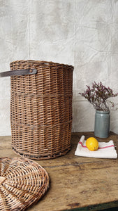 Vintage storage or laundry basket