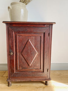 Vintage French small cupboard "confiturier"