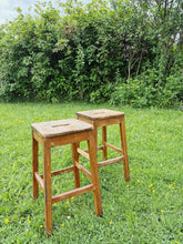 Load image into Gallery viewer, Antique lab stools