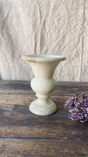 Load image into Gallery viewer, Vintage small Alabaster urn shaped vase