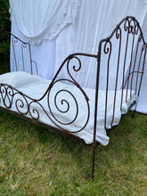 Load image into Gallery viewer, Vintage French wrought iron Bed (188x105cm)